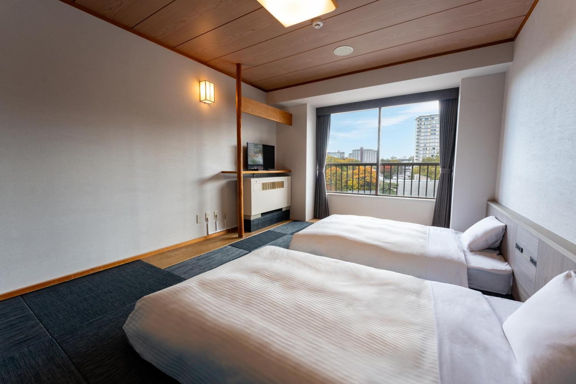 Kamenoi Hotel Kusatsu Yubatake Eksteriør billede